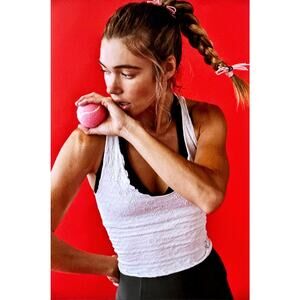 Free People Heart Throb Cami White size M/L